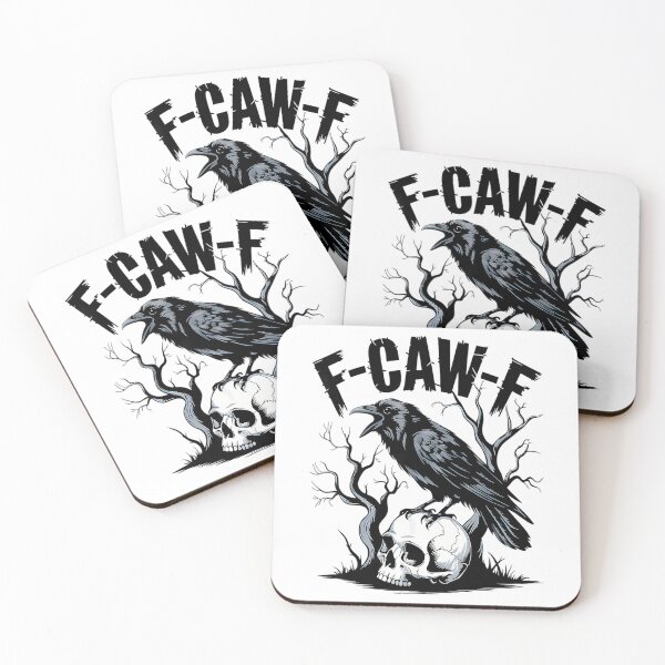 Item preview, Humor Funny Gothic Crow F-Caw-F designed and sold by RashadBensonSt.