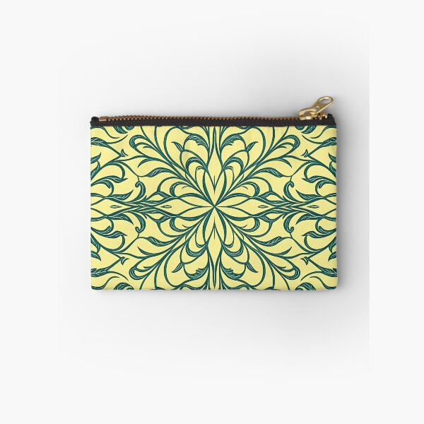 Item preview, Green, Flowers & Leaves, Abstract Artistic Stylize, Symmetrical Repeated Texture Pattern (image size 8320x12480) designed and sold by Digital-Davinci.
