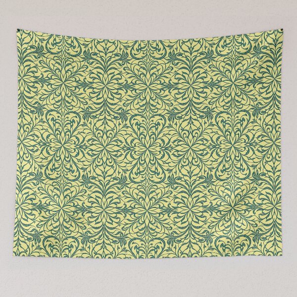 Item preview, Green, Flowers & Leaves, Abstract Artistic Stylize, Symmetrical Repeated Texture Pattern (image size 8320x12480) designed and sold by Digital-Davinci.
