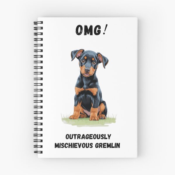 Item preview, Doberman Puppy, OMG! Outrageously Mischievous Gremlin.  designed and sold by AussieConcepts.