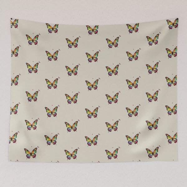 Item preview, Butterfly aesthetic boho rainbow style classic tshirt designed and sold by anandsiva2703.