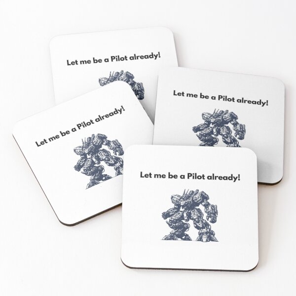 Item preview, Let me be a Pilot already! - Funny Mech Anime Quote designed and sold by Kouichi1990.