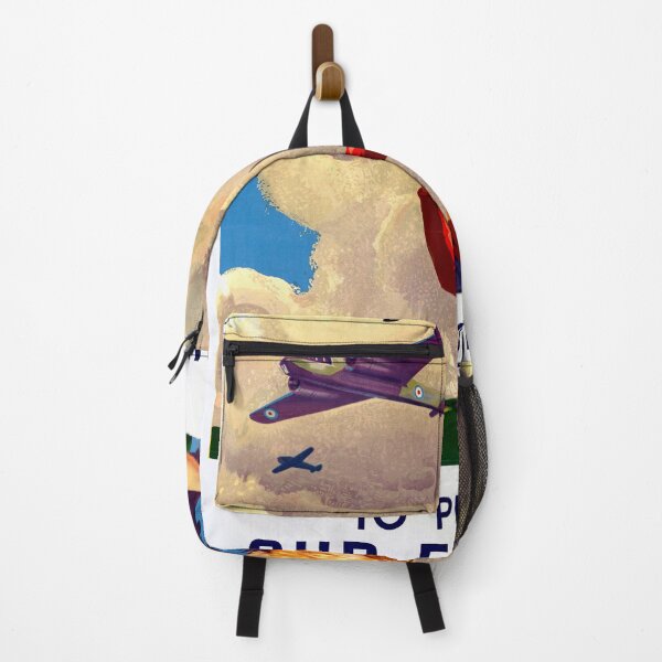 Item preview, WWII Era Propaganda Poster | Children Admire Aircraft | Daddy Helps Build Them | Patriotic Art & Family Values designed and sold by artofuniverse.