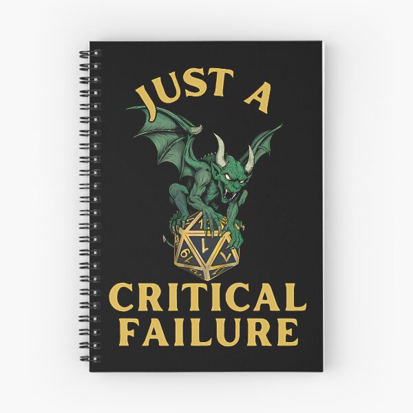 Item preview, Just A Critical Failure Illustration designed and sold by KaiaGoodwin.