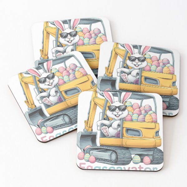 Item preview, Eggs-Cavator Easter Bunny Excavator designed and sold by DedricParker.