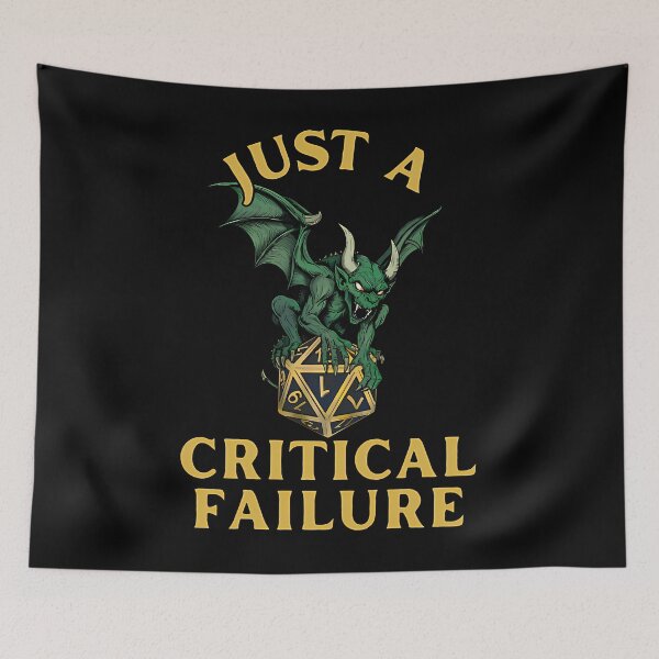 Item preview, Just A Critical Failure Illustration designed and sold by KaiaGoodwin.