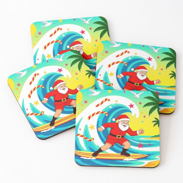 Item preview, Surfing Santa Christmas Fun designed and sold by acceleratorhams.