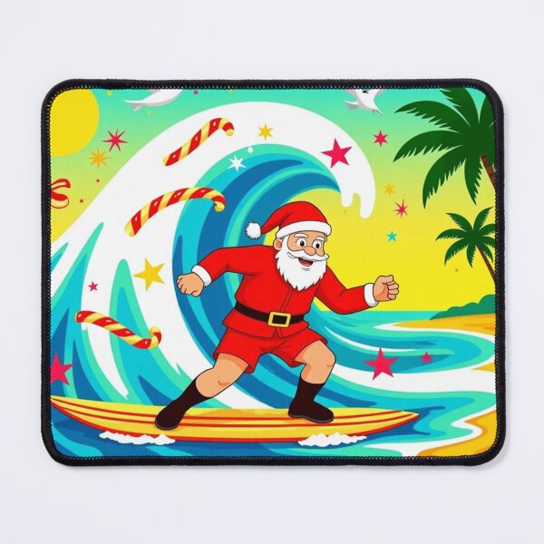 Item preview, Surfing Santa Christmas Fun designed and sold by acceleratorhams.
