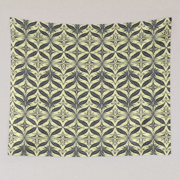 Item preview, Green, Flowers & Leaves, Abstract Artistic Stylize, Symmetrical Repeated Texture Pattern (image size 8320x12480) designed and sold by Digital-Davinci.
