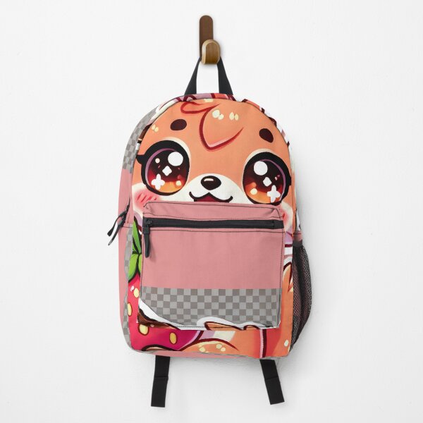 Item preview, Strawberry Fox – Kawaii Sticker designed and sold by donmaqs.