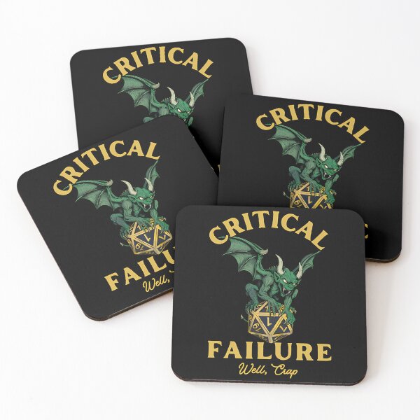 Item preview, Critical Failure: Well, Crap Illustration designed and sold by KaiaGoodwin.