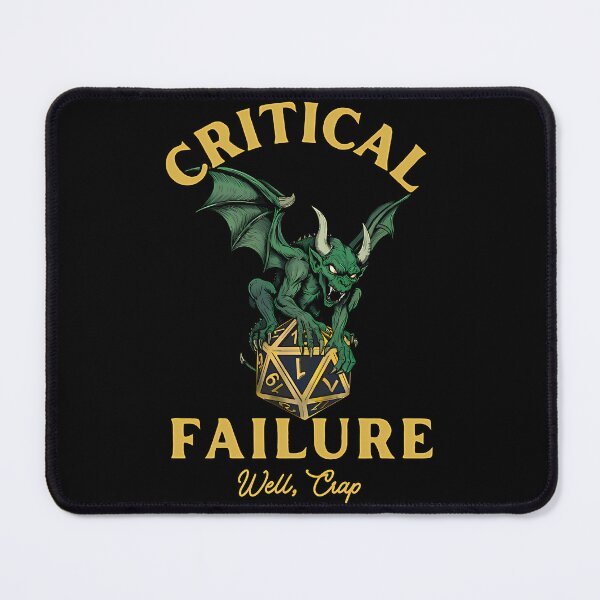 Item preview, Critical Failure: Well, Crap Illustration designed and sold by KaiaGoodwin.