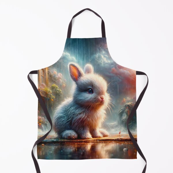 Item preview, Big Baby Bunny Getting Wet in the Rain designed and sold by M-Y-A-R-T-.