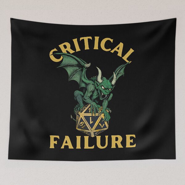 Item preview, Critical Failure Illustration designed and sold by KaiaGoodwin.