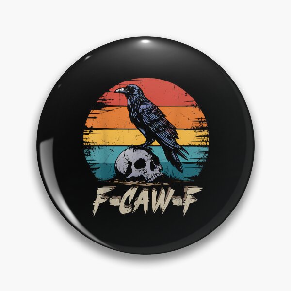 Item preview, Humor F-Caw-F Gothic Funny Crow designed and sold by RashadBensonSt.
