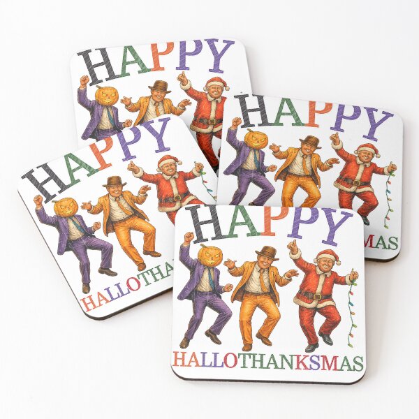 Item preview, Happy HalloThanksMas Dancing Santa Claus Funny designed and sold by JapanAnimeSH2.
