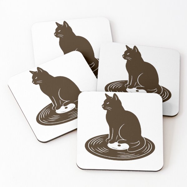 Item preview, Funny Cat Vinyl Record Music Lovers designed and sold by LuminOrb.