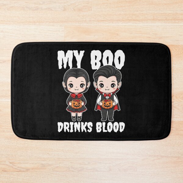 Item preview, MY BOO DRINKS BLOOD - VAMPIRE HALLOWEEN designed and sold by KEF Custom.