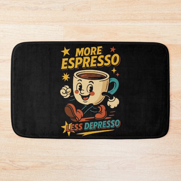 Item preview, More Espresso Less Depresso Coffee Lover Design designed and sold by LuminOrb.
