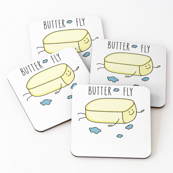 Item preview, Funny flying butter designed and sold by gianpavam.