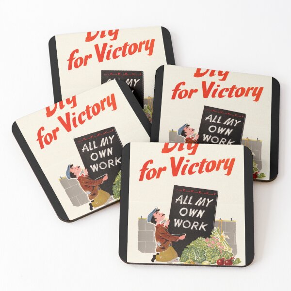 Item preview, Vintage British WWII Propaganda Poster | Dig for Victory Campaign Art | Grow Your Own Food & Boost Morale | Historical Wall Decor designed and sold by artofuniverse.