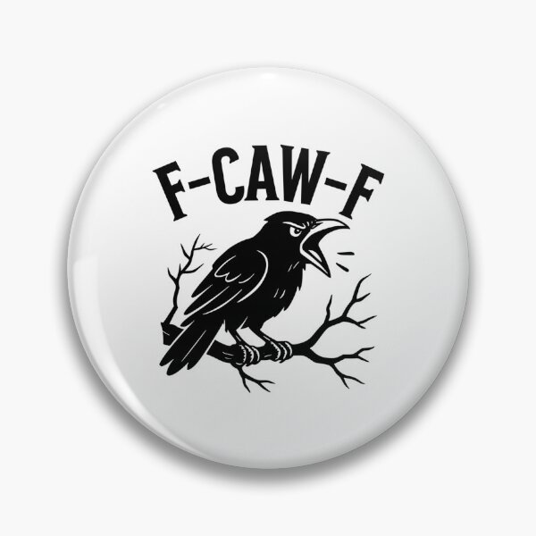 Item preview, Humor F-Caw-F Crow Funny Gothic designed and sold by RashadBensonSt.