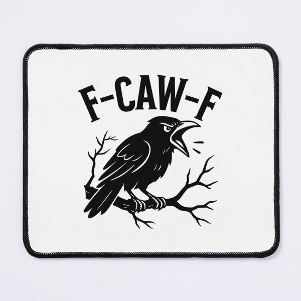 Item preview, Humor F-Caw-F Crow Funny Gothic designed and sold by RashadBensonSt.