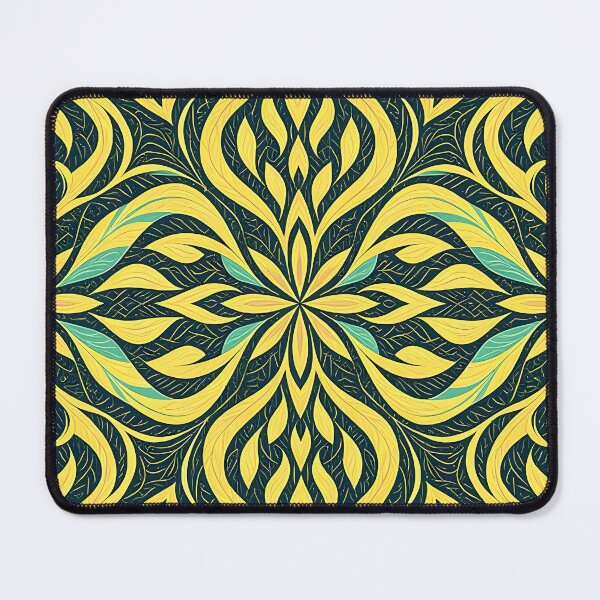 Item preview, Green, Flowers & Leaves, Abstract Artistic Stylize, Symmetrical Repeated Texture Pattern (image size 8320x12480) designed and sold by Digital-Davinci.