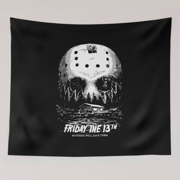 Item preview, Friday the 13th Masked Horror Lake Scene designed and sold by treatmentjini.
