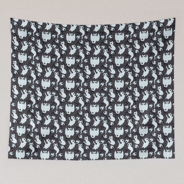 Item preview, Ghost Cats (Grey) designed and sold by Hailey Suits.