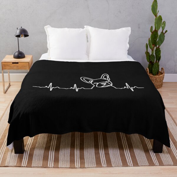 Item preview, French Bulldog Heartbeat – Minimalist Dog Lover designed and sold by clickbongski.
