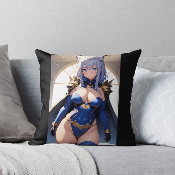 Item preview, Fantasy Cat-Warrior Anime Art designed and sold by iloveanimechibi.