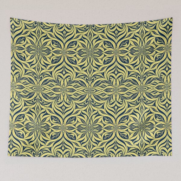 Item preview, Green, Flowers & Leaves, Abstract Artistic Stylize, Symmetrical Repeated Texture Pattern (image size 8320x12480) designed and sold by Digital-Davinci.