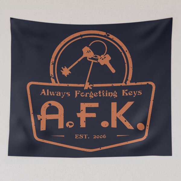 Item preview, A.F.K. – Always Forgetting Keys designed and sold by Milena R..