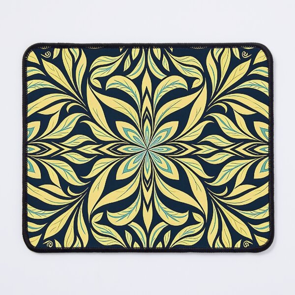 Item preview, Green, Flowers & Leaves, Abstract Artistic Stylize, Symmetrical Repeated Texture Pattern (image size 8320x12480) designed and sold by Digital-Davinci.