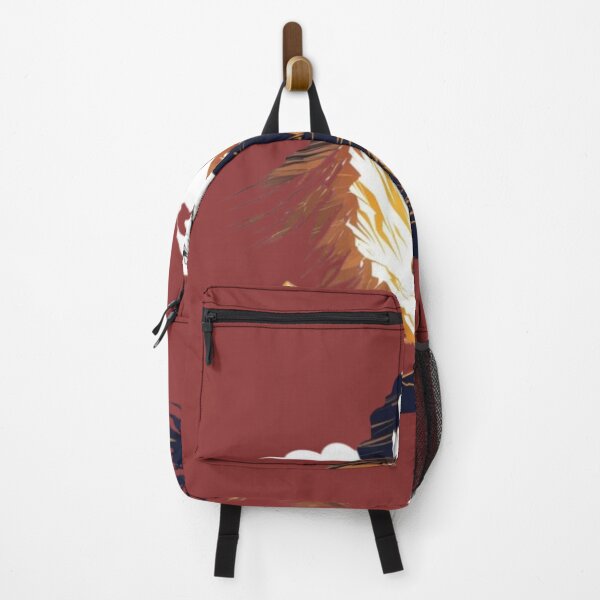 Item preview, Mountain Hiking Adventure | Explorer backpacker Artwork designed and sold by BlueHillsJanot.