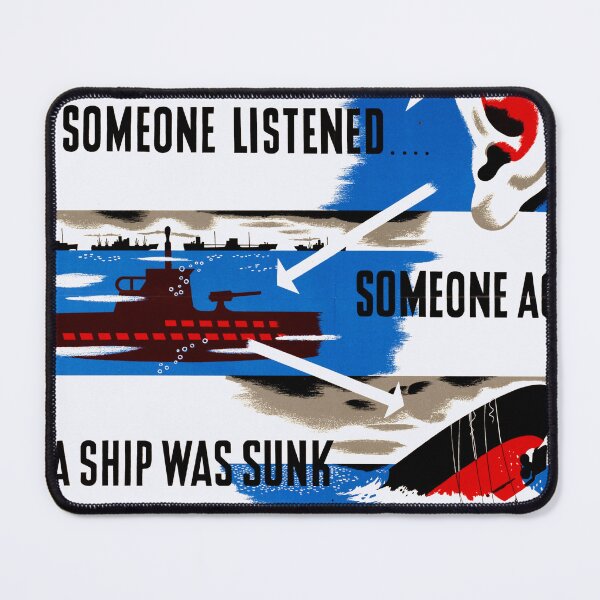 Item preview, Vintage WWII Propaganda Poster | Avoid Careless Talk & Protect National Security | Bold Art Print | Wartime History Decor designed and sold by artofuniverse.