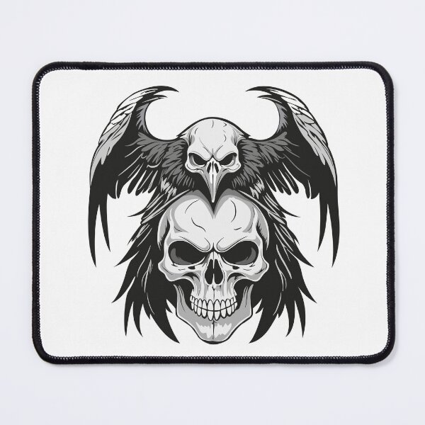 Item preview, skull and raven designed and sold by samandale.