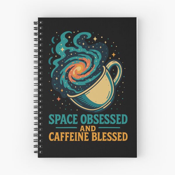 Item preview, Space Obsessed Caffeine Blessed Space Astronomy designed and sold by LuminOrb.