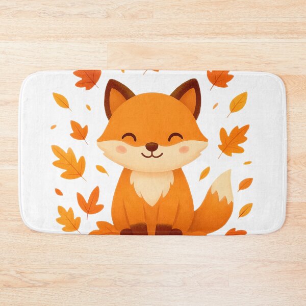 Item preview, Fox in the middle of autumn leaves designed and sold by FunnyPrintscz.