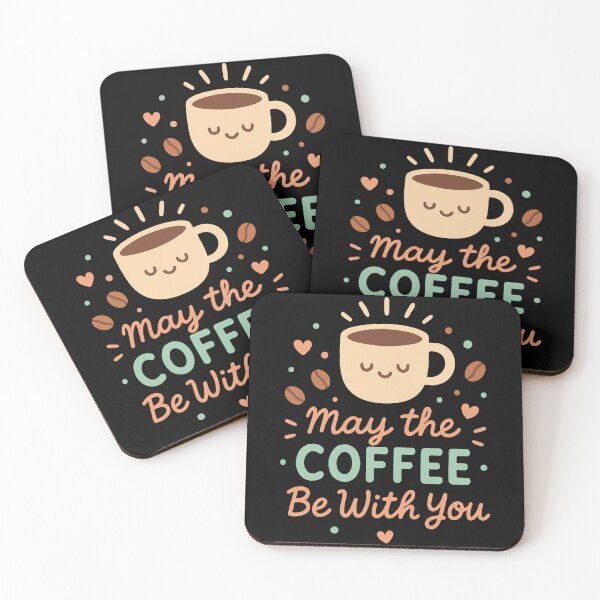 Item preview, May The Coffee Be With You Cozy Coffee Design designed and sold by LuminOrb.