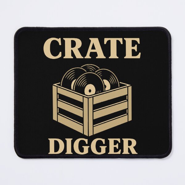Item preview, Crate Digger Vinyl Record Player Music Lovers designed and sold by LuminOrb.