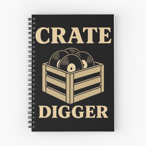 Item preview, Crate Digger Vinyl Record Player Music Lovers designed and sold by LuminOrb.