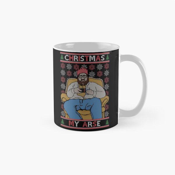 Item preview, Merry Christmas My Arse - Funny Grumpy British Comedy Christmas Jumper designed and sold by ZorraZaid.