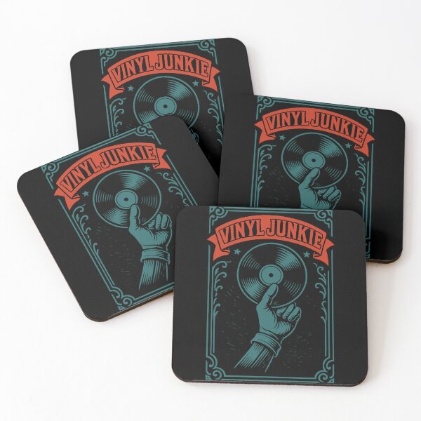 Item preview, Vinyl Junkie Retro Vintage Music Lovers designed and sold by LuminOrb.