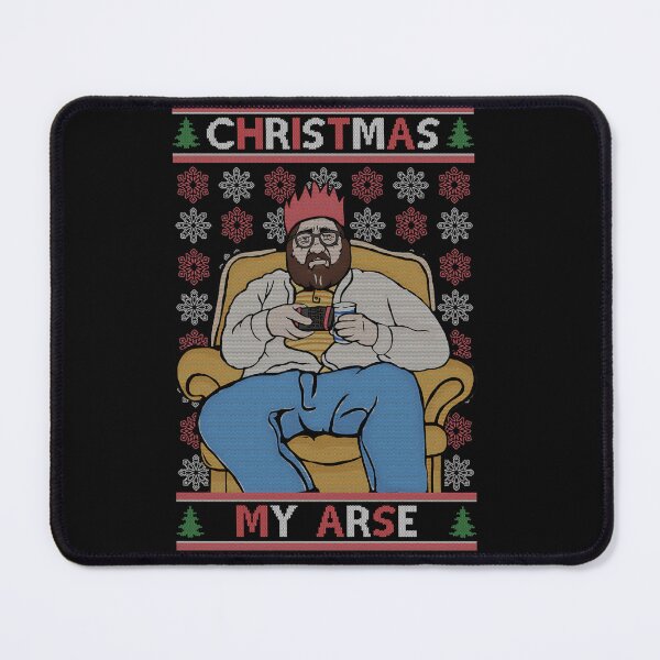 Item preview, Merry Christmas My Arse - Funny Grumpy British Comedy Christmas Jumper designed and sold by ZorraZaid.