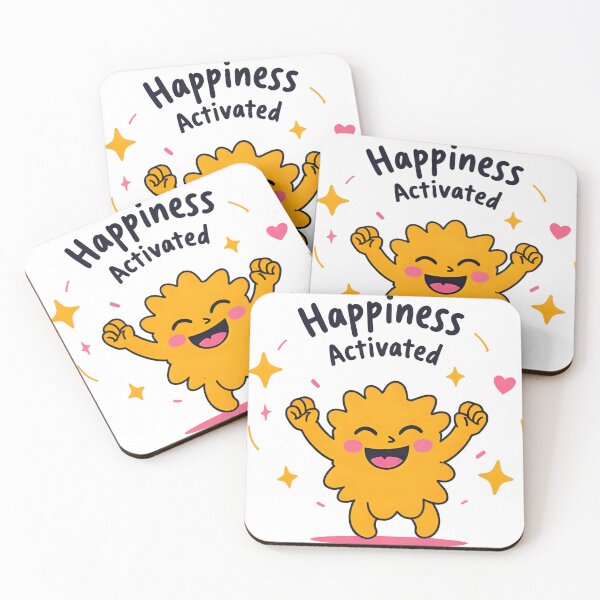Item preview, Happiness Activated – Cute Doodle Joy Character designed and sold by LOLmoods.