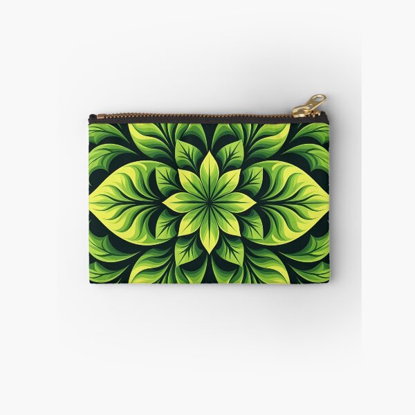 Item preview, Green, Flowers & Leaves, Abstract Artistic Stylize, Symmetrical Repeated Texture Pattern (image size 8320x12480) designed and sold by Digital-Davinci.