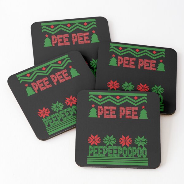 Item preview,  Pee Pee Poo Poo Ugly Christmas Sweater Sweatshirt designed and sold by ZorraZaid.