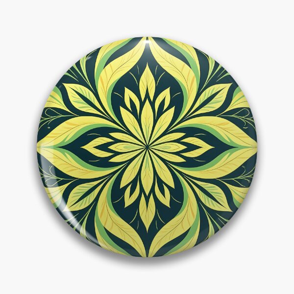 Item preview, Green, Flowers & Leaves, Abstract Artistic Stylize, Symmetrical Repeated Texture Pattern (image size 8320x12480) designed and sold by Digital-Davinci.